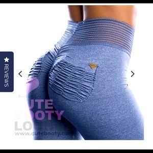 Cute booty lounge blue Jean beauty